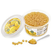 Original Popping Boba 오리지날 팝핑보바 버블티 후르츠 펄 레몬맛 450g, 1개