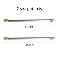 1/4 인치 차량 섀시 클리닝 4 노즐 고압 자동차 세척기 바닥 물총, 03 2 straight rods