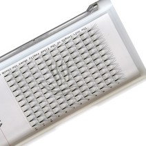 JINYANHUA 3D 소프트 내추럴 밍크 속눈썹 수제 프리메이드 볼륨 팬 연장 메이크업 팜므 인조 3 줄 12 줄, 01 0.10mm_01 8mm_04 D, 04 4D 12rows Camellia