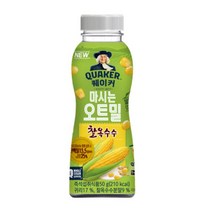 칠성 쉐이크 아침 식사 대용 퀘이커 마시는 오트밀 찰옥수수 건강식 간편식 식단조절 선식 50G 10개, 30세트