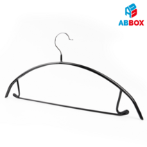 에이비박스 논슬립 어깨뿔방지 니트 라운드 옷걸이 30P, 블랙, 30개