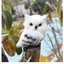 쇼파뒤 카페 인테리어 가게오픈 개업 결혼 선물 노호혼 재물복 귀여운 Flurry 눈 올빼미 Hedwig 스핀 마스터 편지 배달 인형 완구 남자와 여자 크리스마스, [01] 1 owl