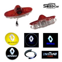 르노삼성 QM6 도어라이트 도어램프 교체형, 추가필름 르노 B형, 1개, 약 105mm x 35mm x 42mm