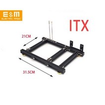 [해외] ITX MATX ATX EATX PC 테스트 벤치 컴퓨터 오픈 프레임 오버 클록 에어 케이스 미니 알루미늄 HTPC 지원 그래픽 카드, ITX black