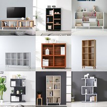 바퀴형 스탠드형 3단 4단 책장 교구장 H1-210510-6, 6.머피 LPM 8칸 책장 (세로형), 오크