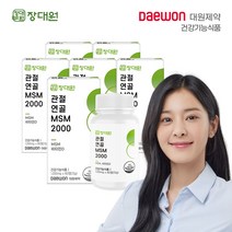장대원 관절 연골 MSM 2000(6박스/6개월분), 6개, 60정, 60정