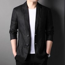 희우스타일 남성 여름 면마 콤비 캐주얼 자켓 W23