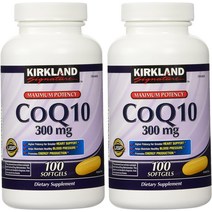 커클랜드 시그니처 코큐텐 300mg 100정 Kirkland Signature CoQ10, 개, 100정 (2팩)