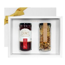 청키 수제 과일청+견과류 명절 추석 설 선물세트, 1세트, 석류청+믹스너트