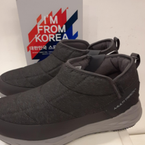 르까프 1121NSB404 쿠션좋고 따뜻한 생활방수 지퍼형 컴포드 방한화 그레이