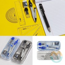 위센티브 컴퍼스 각도기 세트 초등컴퍼스 각도삼각자 각도자