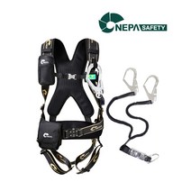 네파 전체식안전벨트(엘라스틱-죔2줄) NB203AEE FREE 산업용안전벨트 추락방지벨트, 1개