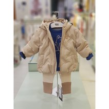 [아가방] 노우 무봉제 다운점퍼 01p755002 무봉제다운점퍼 오리털점퍼 베이지색다운 네이비색다운 핑크색다운 돌아기점퍼 오리털점퍼