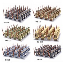 군인 레고 24종 + 레고판 밀리터리 피규어 독일군인 KC인증 국내배송, DZ-26 가성비 24종 군인부대+레고판