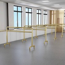 2단 발레바 개인용 가정용 무용학원 발레봉 스트레칭바, 2단 화이트 길이 100 높이 105