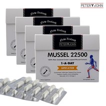 피터앤존 뉴질랜드 그린머슬 초록입홍합 22500mg 200베지캡슐 4개(주문 후 10일이내 수령예정 - 공휴일제외), 뉴질랜드 프로폴리스 치약, 200캡슐 - 4개