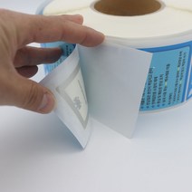 도서관 RFID 13.56Mhz 태그 일체형 보호스티커 A (2000개 세트), 정사각형 60mm X 60mm, 디자인(11), 롤 타입