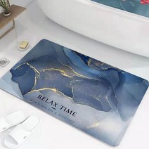 발씻는매트 풋브러쉬 발세척매트 발각질제거기 슈퍼 흡수성 욕실 깔개 부드러운 규조토 목욕, 색상 h, 60x90cm