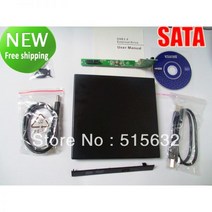 USB 외장 SATA CD DVD 콤보 드라이브 인케이스 신제품 12.7 sata, Black