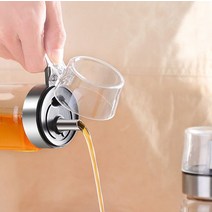 소스통 들기름 참기름병 내열유리 오일 소스병 공병 용기, 펌프300ml, 1개