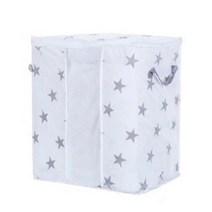 이불보관백 세로 별 리빙박스 장농정리 원단 옷 수납백, 단품, 단품