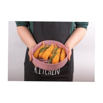 고등어구이 통삼겹살 오픈그릇 19cm 4인가족 에어프라이어그릇 전자렌지가능 에어프라이어전용용기 실용적, 19cm 그레이