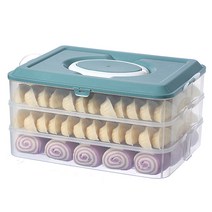 AKRUA 냉장고 수납함 정리 밀폐용기 냉장고 다기능 수납함, 블루