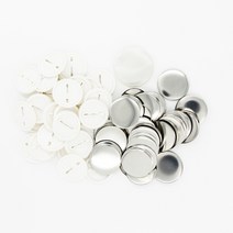 핀뱃지 브로치 32mm 필름 포함 100개 세트 플라스틱 스틸 2종 프레임 굿즈 만들기 캔뱃지, 플라워개