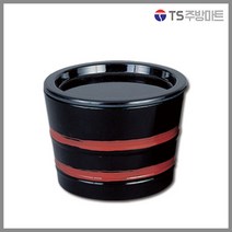칠기 모밀공기 모밀국물 그릇 적색 흑색 중 대 업소용, 3. 모밀공기(중) 내부흑색(DS-006-1), 중-하 (DS-006-1)