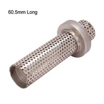 요시무라머플러 호환 sclmotos- 50.8mm 60mm 오토바이 요시무라 배기 소음기 머플러 탈출 모토 금속 촉매 db 킬러 스즈키 혼다 야마하, 길이 60.5mm