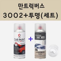 만트럭버스 3002 카민레드 주문 스프레이 카 페인트 + 모비스 투명마감용스프레이 200ml