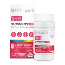 HIT 명절선물 포 비타민 멀티 미네랄 우먼 60정 /추석 선물세트 부모님 설날