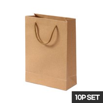 크라프트 세로형 무지 쇼핑백 25x33cm종이가방 종이백
