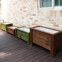 방부목화분대형, 월넛