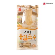 국내산 우리밀 통밀국수 농협, 500g, 10개