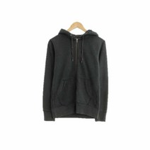 유니클로 다크그레이 면 후드집업 공용 8067