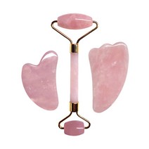 이중 턱살 밴드 빼는 기구 롤러 리프팅 다이어트 이중턱 괄사 브이라인 face massager gouache scraper for face roller gua sha jade, 3pcs 유형 C1