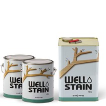 팬션 웰 WELL 오일스테인 DIY 페인트 4리터 아파트-72394EA, 참나무