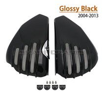 오토바이 액세서리 배터리 사이드 페어링 커버 할리 데이비슨 2003-2021 Sportster XL 1200 883 FORTY-8 XL883 XL1200, 01 Glossy Black(04-13), 01 Glossy Black(04-13)