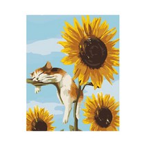 울트라패션 명화그리기 DIY 유화그리기 그림그리기 세트 취미 생일선물, G_그래픽아트_01해바라기