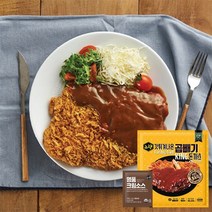 노랑 갓튀겨나온 곱빼기돈까스, 180g, 20봉