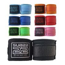 서브22 복싱 권투 손목 붕대 탄력 핸드랩 4M ME009, 블랙 ME014