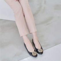 홍당무 금장장식 애나멜 플랫슈즈 4color 1.5cm