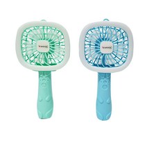 루시아 충전식 핸디 선풍기 접이식 미니 핸드 책상 탁상 무선 USB, 01_블루