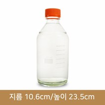 유리병 갈색메디아병 1L (NIS), 백색투명, 1개