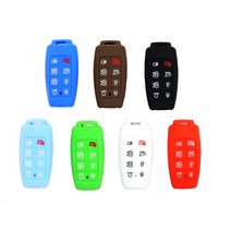[3G MALL] 제네시스 G70 G80 GV70 GV80 젤리 키케이스 홀더 용품, 8버튼_레드