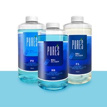 퓨어스 면도기 세정액 호환 리필 브라운 필립스 파나소닉 700ml 전기 날 세척액, 필립스(PH)호환  x 2개 (머스크향)