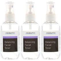 YEOUTH 밸런싱 페이셜 토너, 3개, 100ml