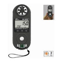 풍속/풍량/온습도/자외선/기압/이슬점/습구온도/체감온도/열지수/고도 측정기 SP-9202