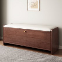 모듈선반 진열 베란다 의자 신발장 시트 가정용 소프트 단단한 나무, 1.0x0.3x0.45m, 호두